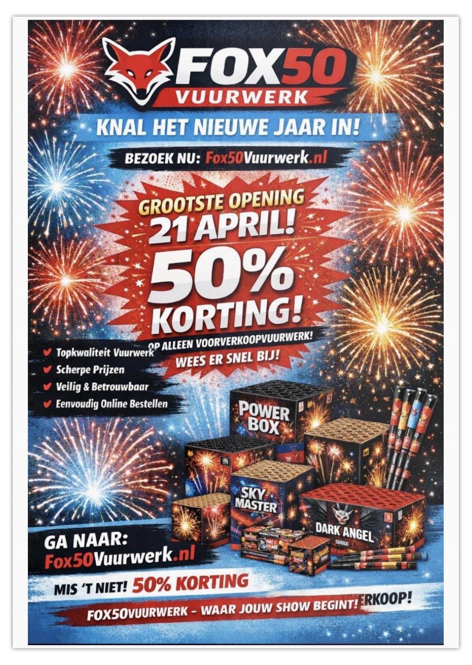 Fox50 Vuurwerk
